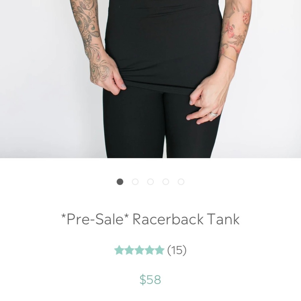 BUTTERCREAM CLOTHING RACER BACK TANK - Picture 7 of 7